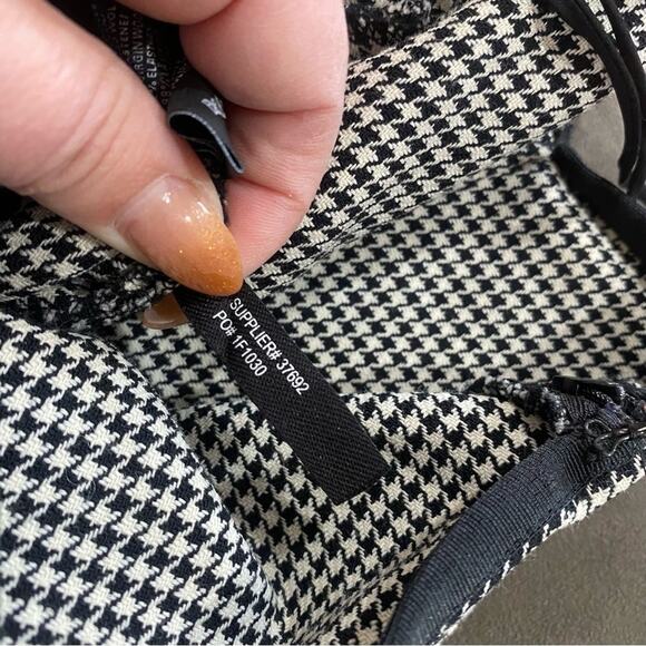 Ralph Lauren Black Label Wool Houndstooth Stretch Pants Dress Trouser Sz 4 - Picture 11 of 12